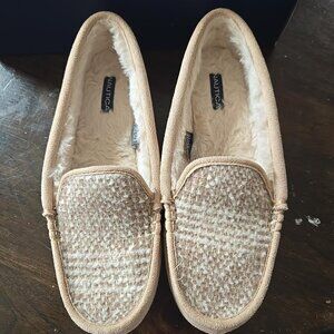 womens moccasin slippers-Nautica